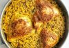 Рецепт запекания   курицы  с  рисом и со специями