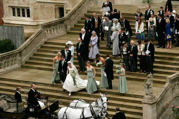 Свадьба Питера Филлипса и Отэм Келли, 2008 г.