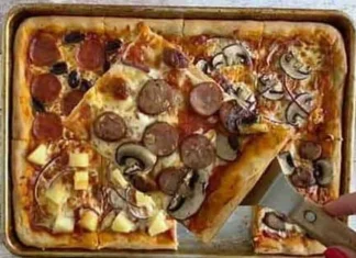 Пицца на противне